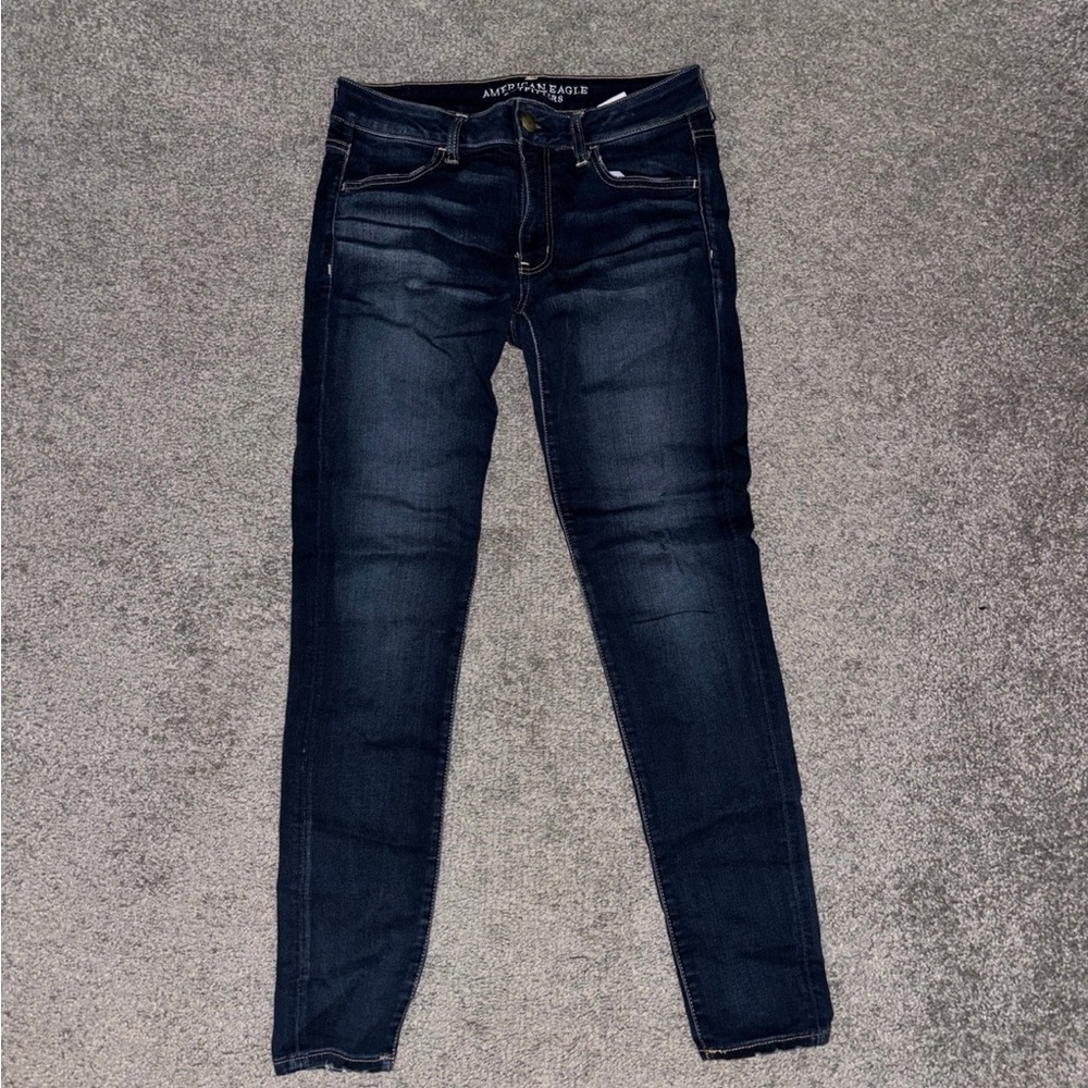 American Eagle Outfitters Women's Deep Indigo Jeggings